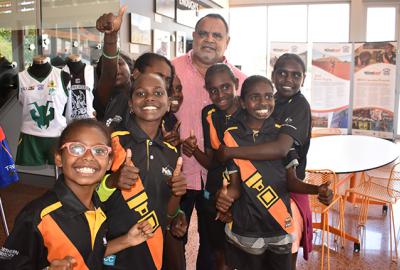 Michael Long with MLLLC students in November 2018