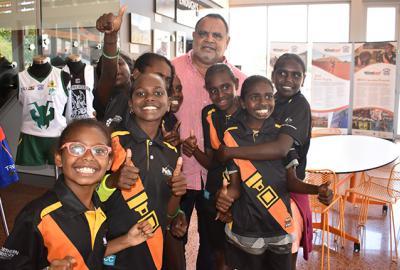 Michael Long at the Michael Long Centre. 